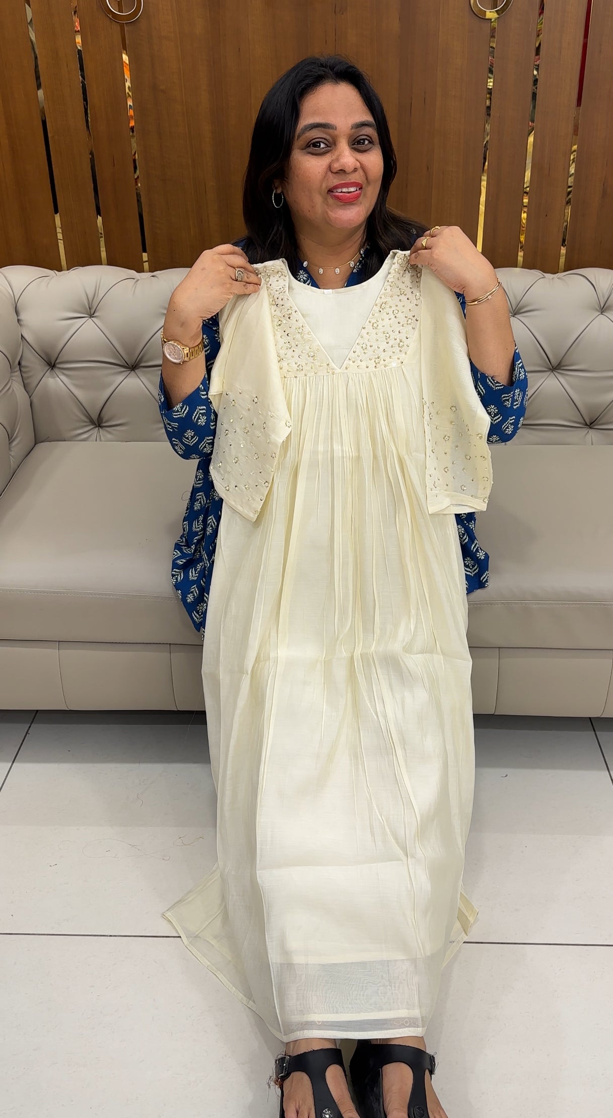 IHA'S IN-HOUSE MULCHANDERI ALINE TOPS - IHA 28466