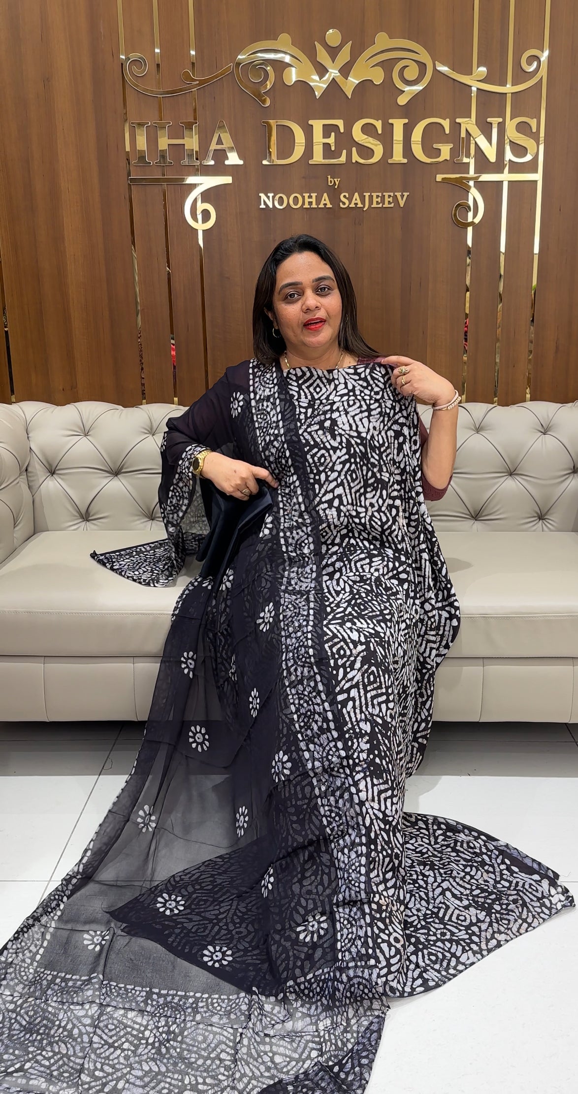 BATIK PRINTED UNSTITCHED SALWAR SUITS - IHA 23216