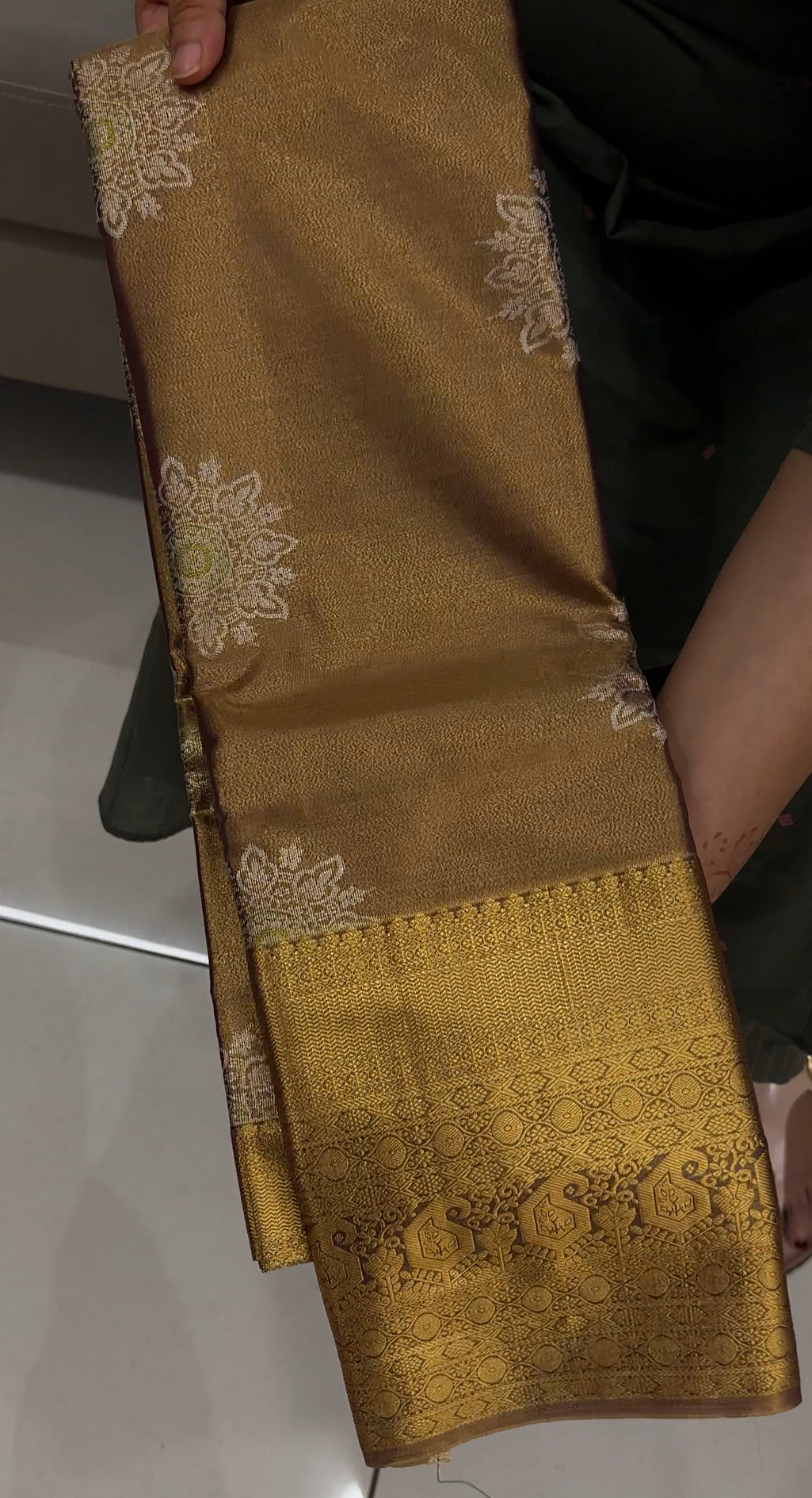 DESIGNER TISSUE KANCHIPURAM SILK SAREES - IHA 27614