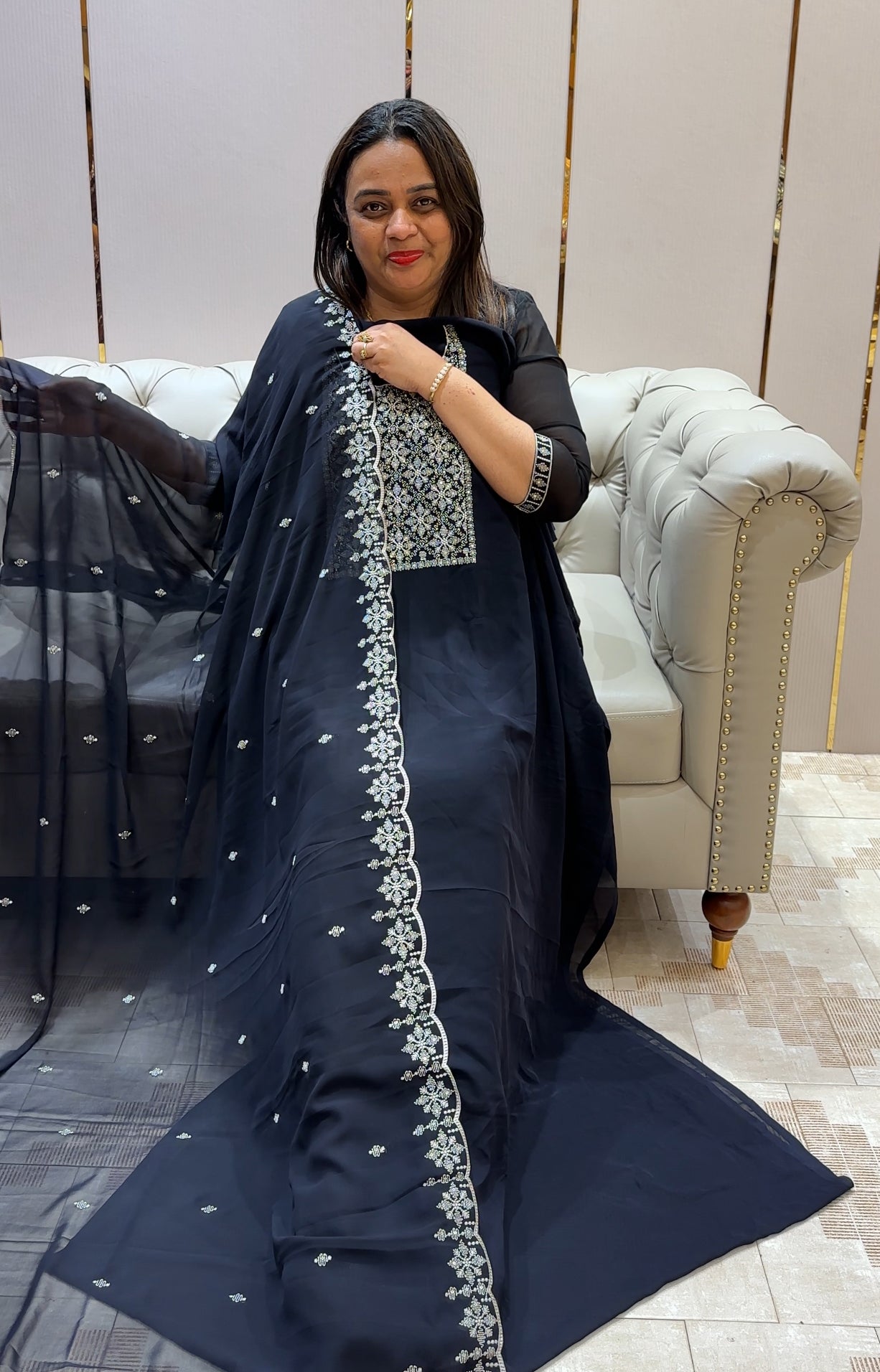 BUDGET BUY UNSTITCHED SALWAR SUITS - IHA 23591