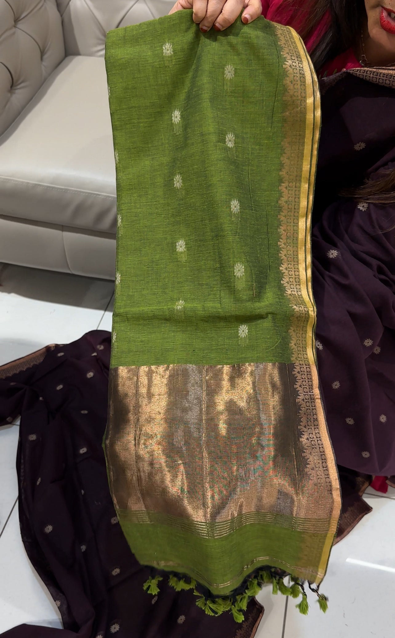 KHADDY COTTON SAREES - IHA 25154