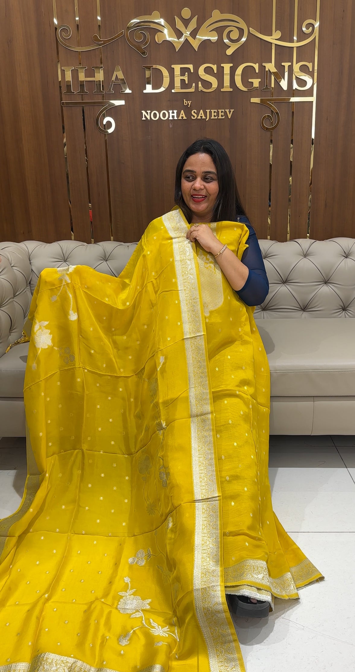 SILK BANARASI UNSTITCHED SALWAR SUITS - IHA 23309