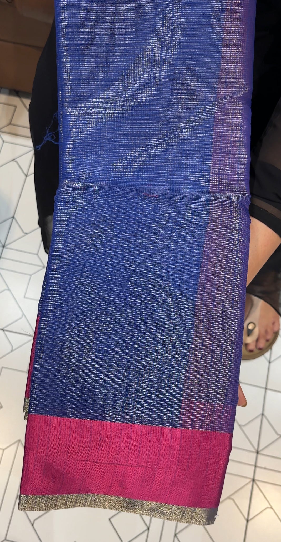 NET KOTA TISSUE SAREES - IHA 26249