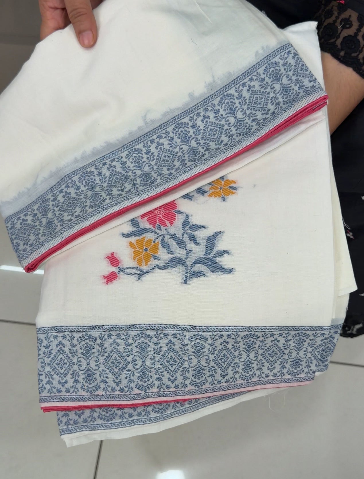 COTTON UNSTITCHED SALWAR SUITS - IHA 29138