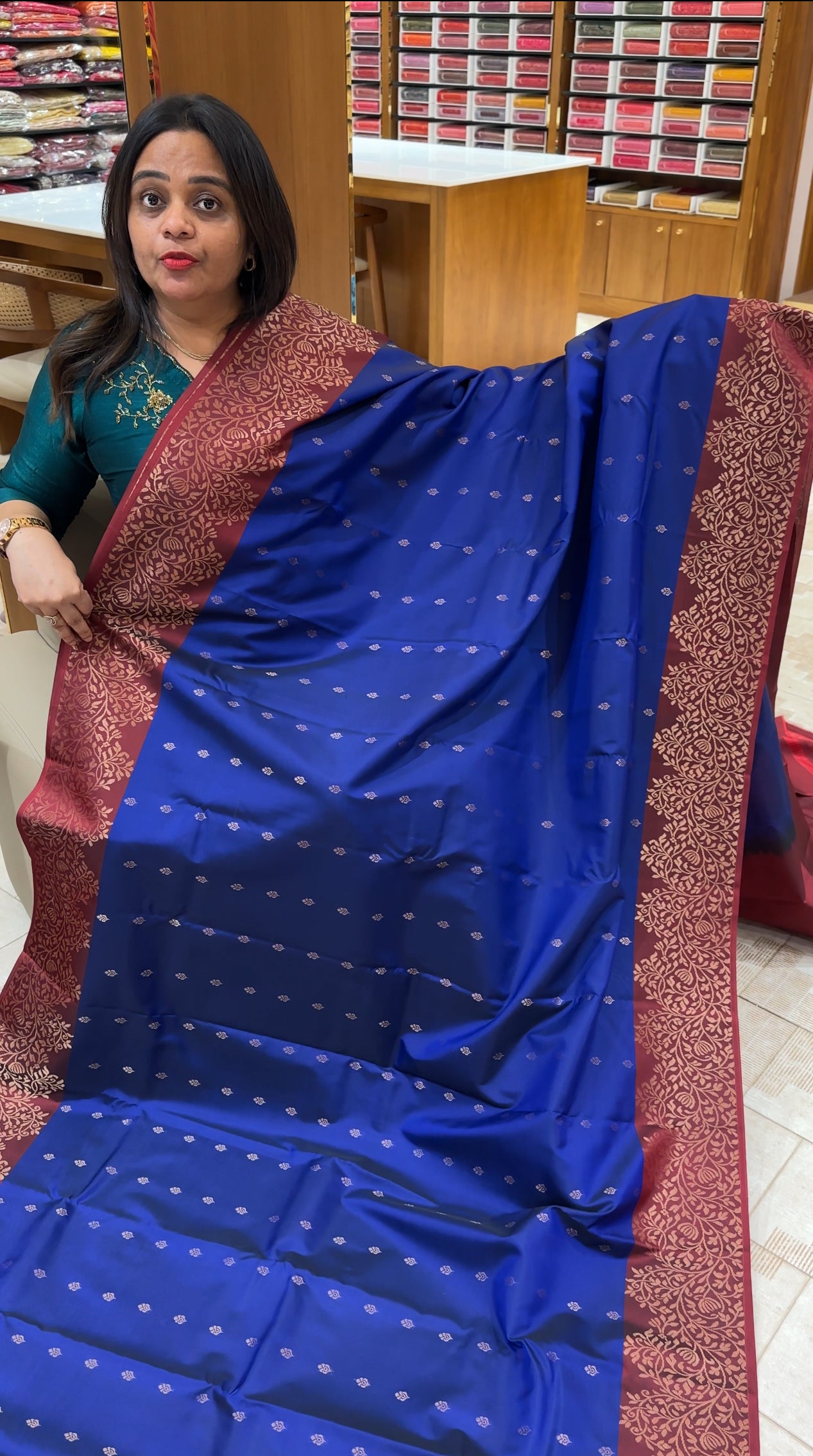 DESIGNER KANCHIPURAM SILK SAREES - IHA 26104