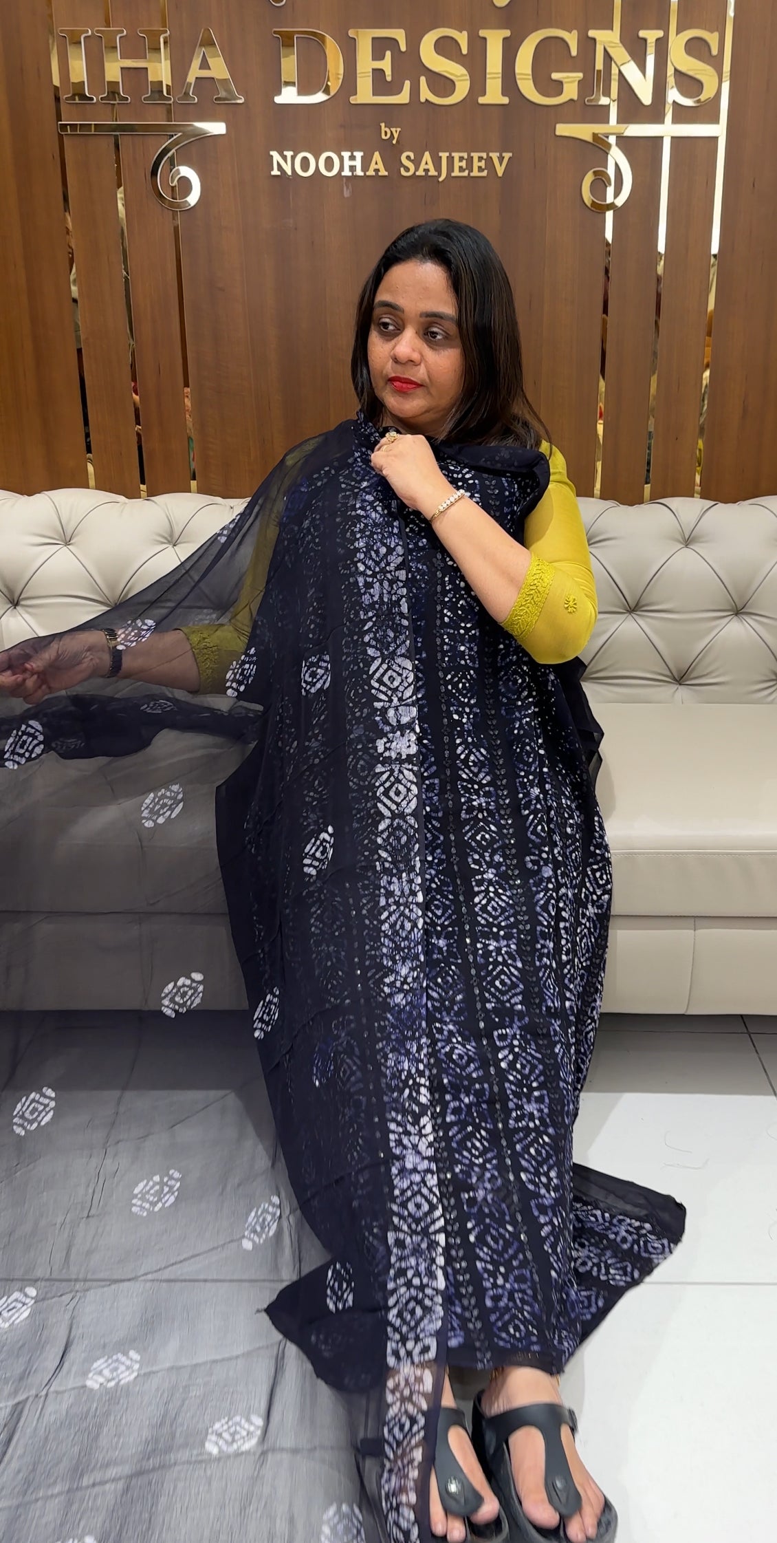 BATIK PRINTED UNSTITCHED SALWAR SUITS - IHA 23273