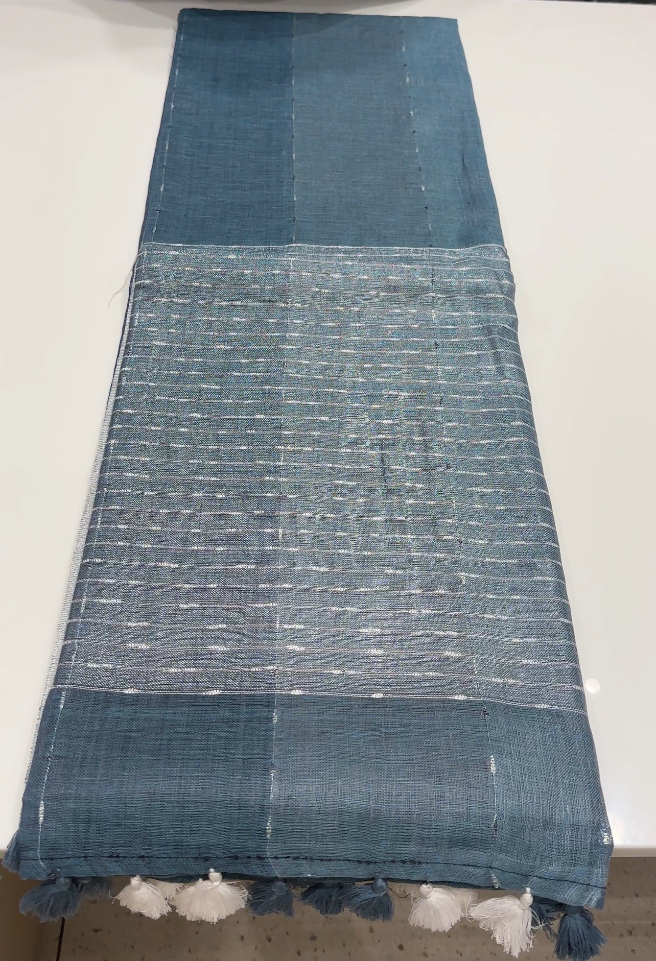 DESIGNER LINEN SAREES - IHA 22293