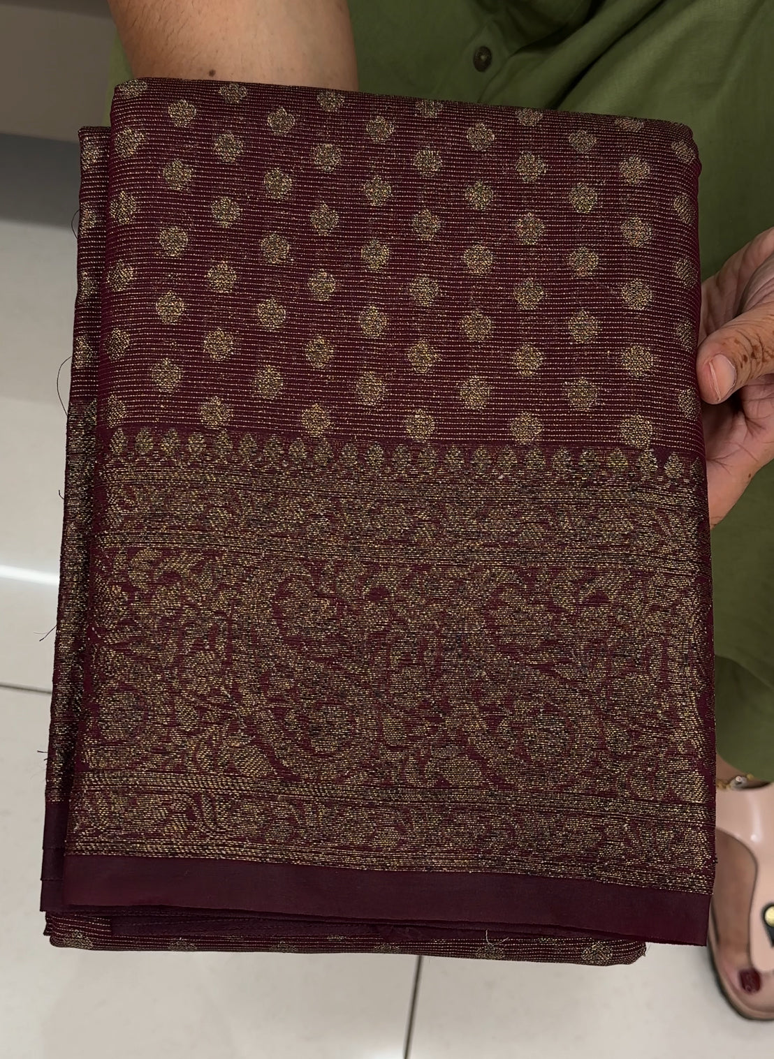 SEMI BANARASI SAREES - IHA 27538
