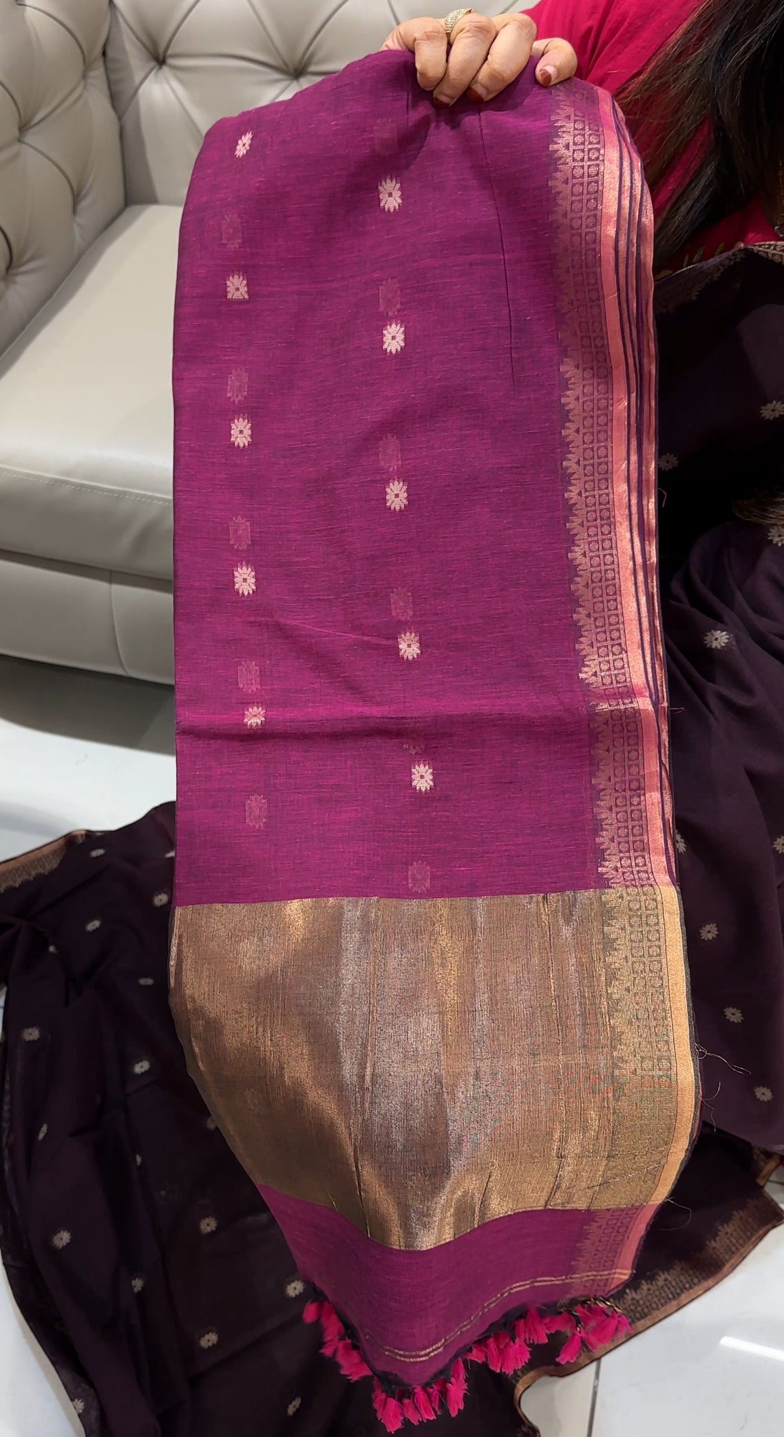 KHADDY COTTON SAREES - IHA 25154