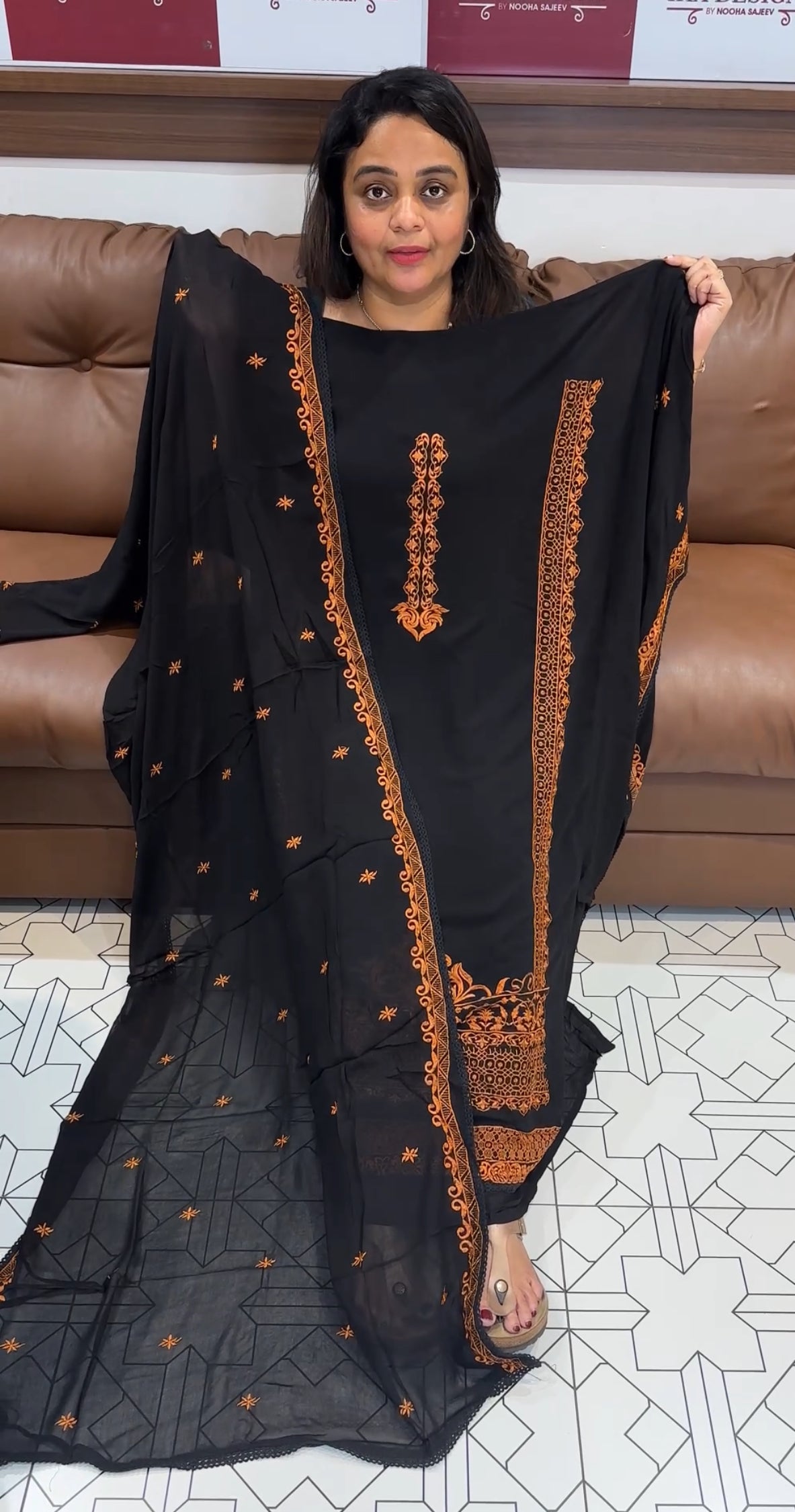 GEORGETTE UNSTITCHED SALWAR SUITS - IHA 26220