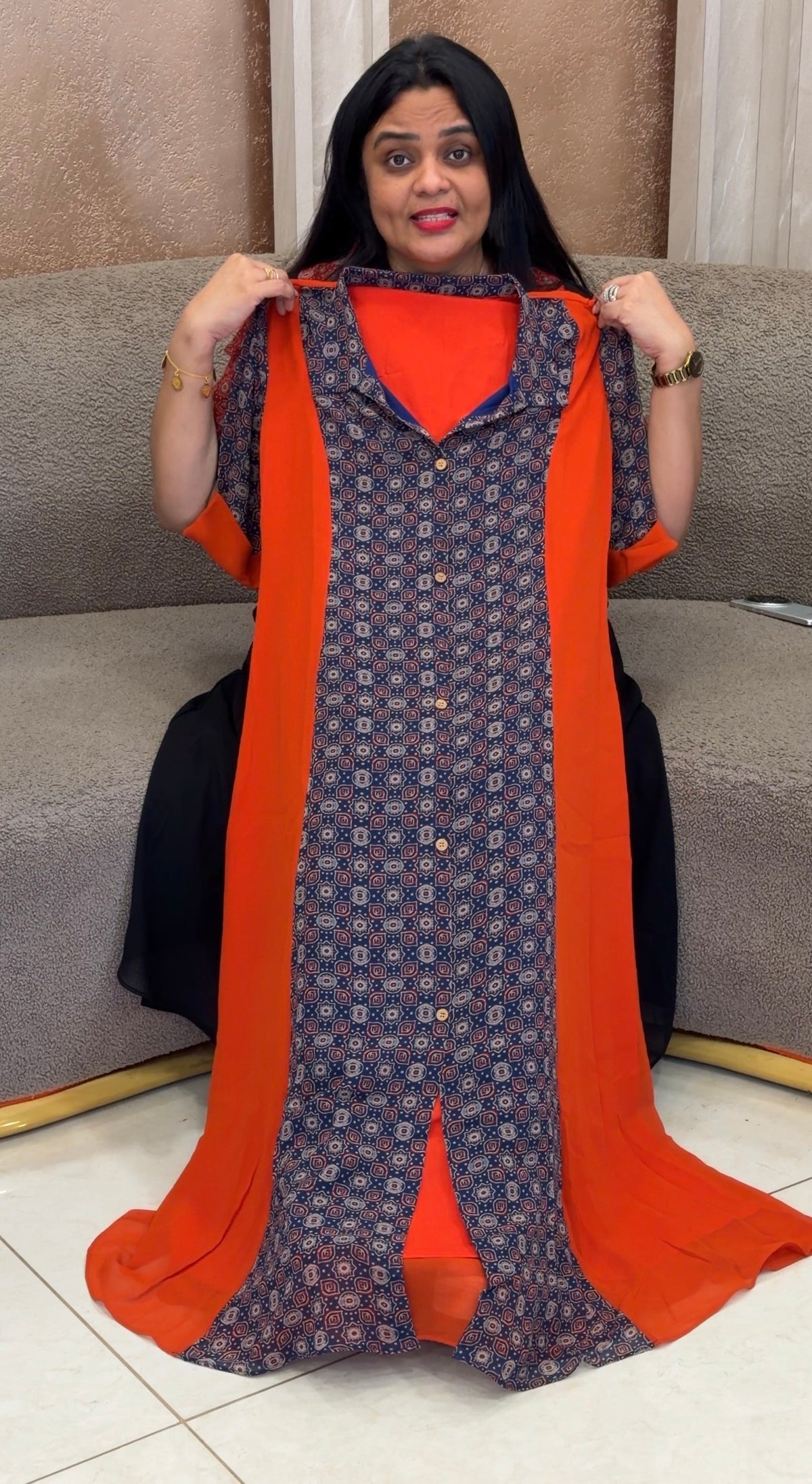IHA'S IN-HOUSE DESIGNER TUNIC TOPS - IHA 35714