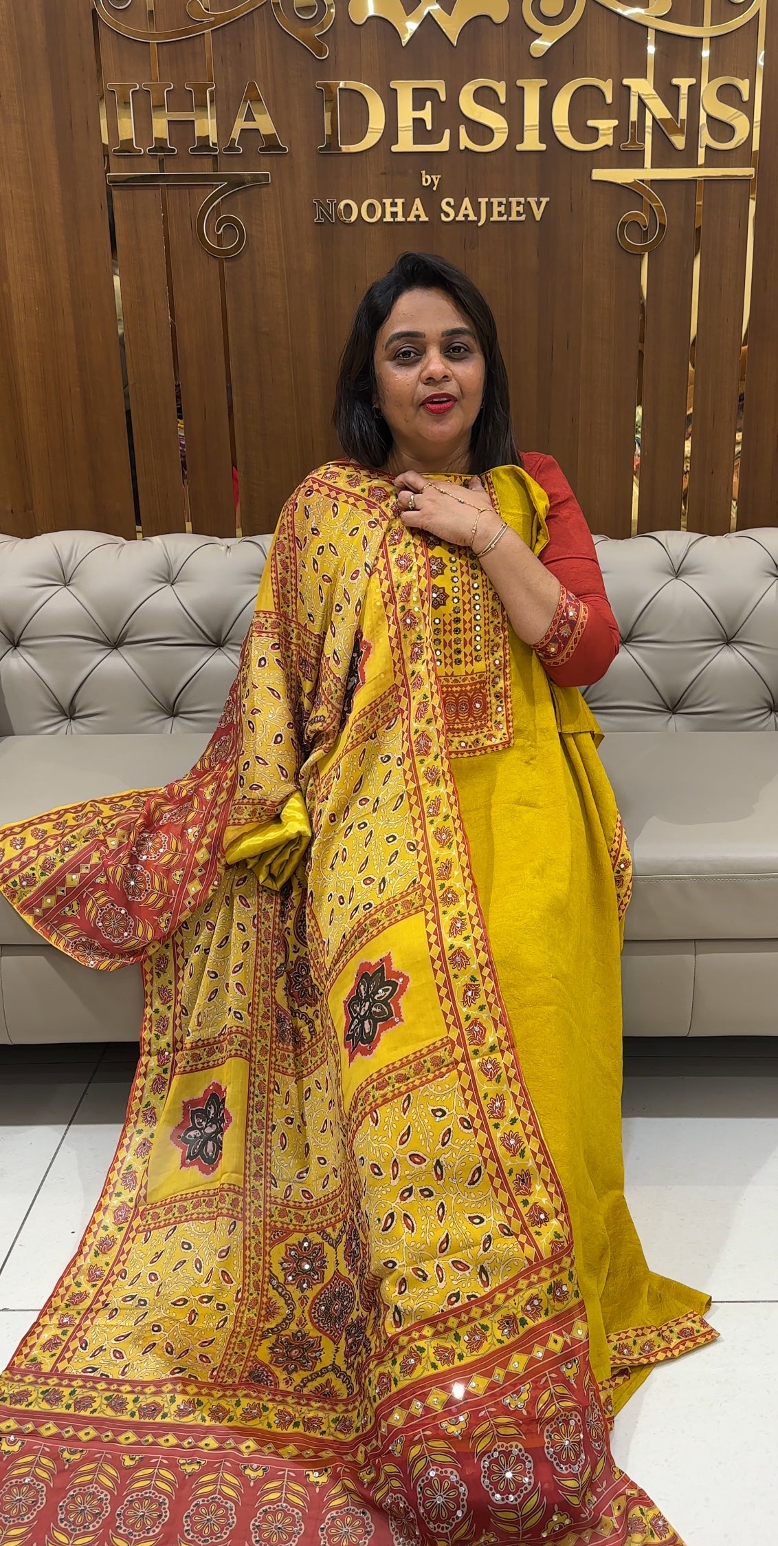 CRUSH SILK UNSTITCHED SALWAR SUITS - IHA 26060