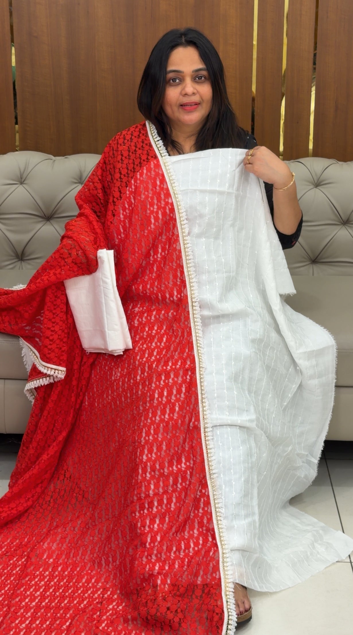 VICHITRA UNSTITCHED SALWAR SUITS - IHA 29139