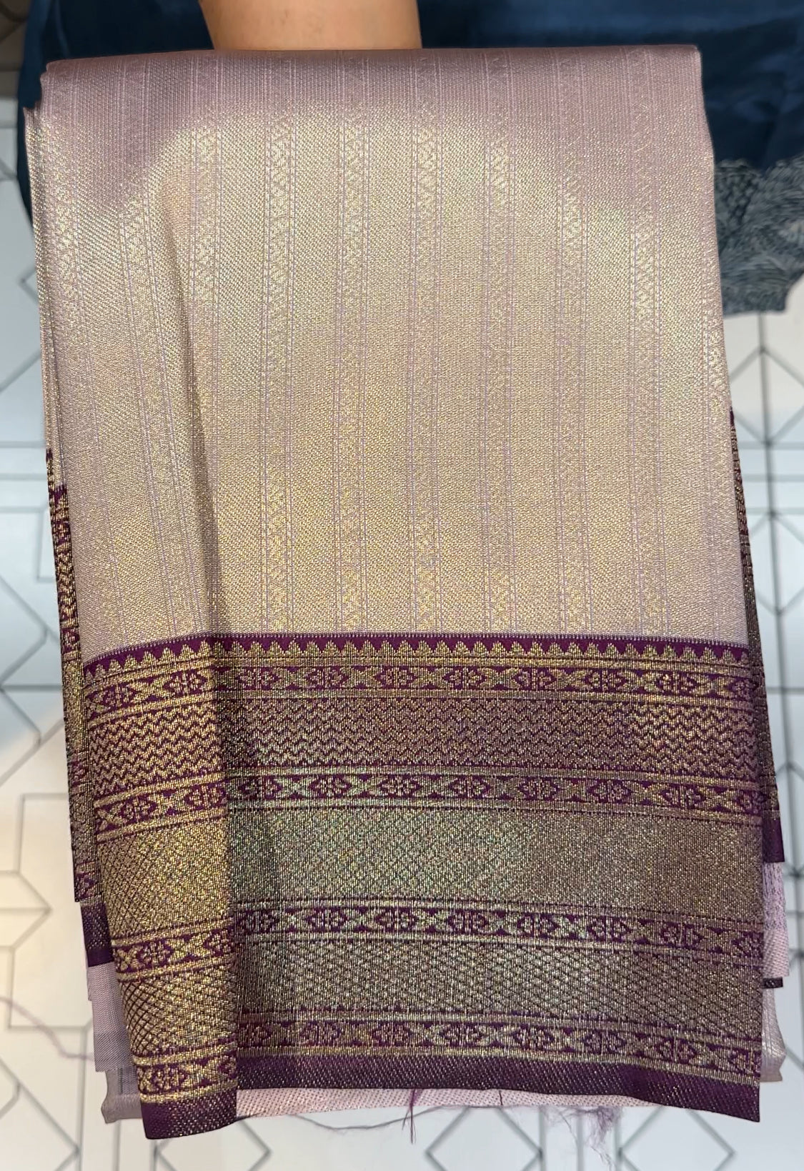 SEMI BROCADE SILK SAREES - IHA 23987