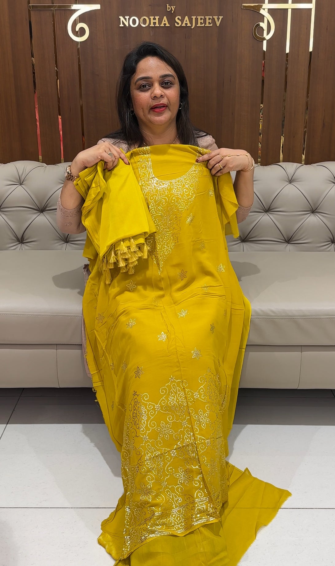 VISCOSE GEORGETTE UNSTITCHED SALWAR SUITS - IHA 24191