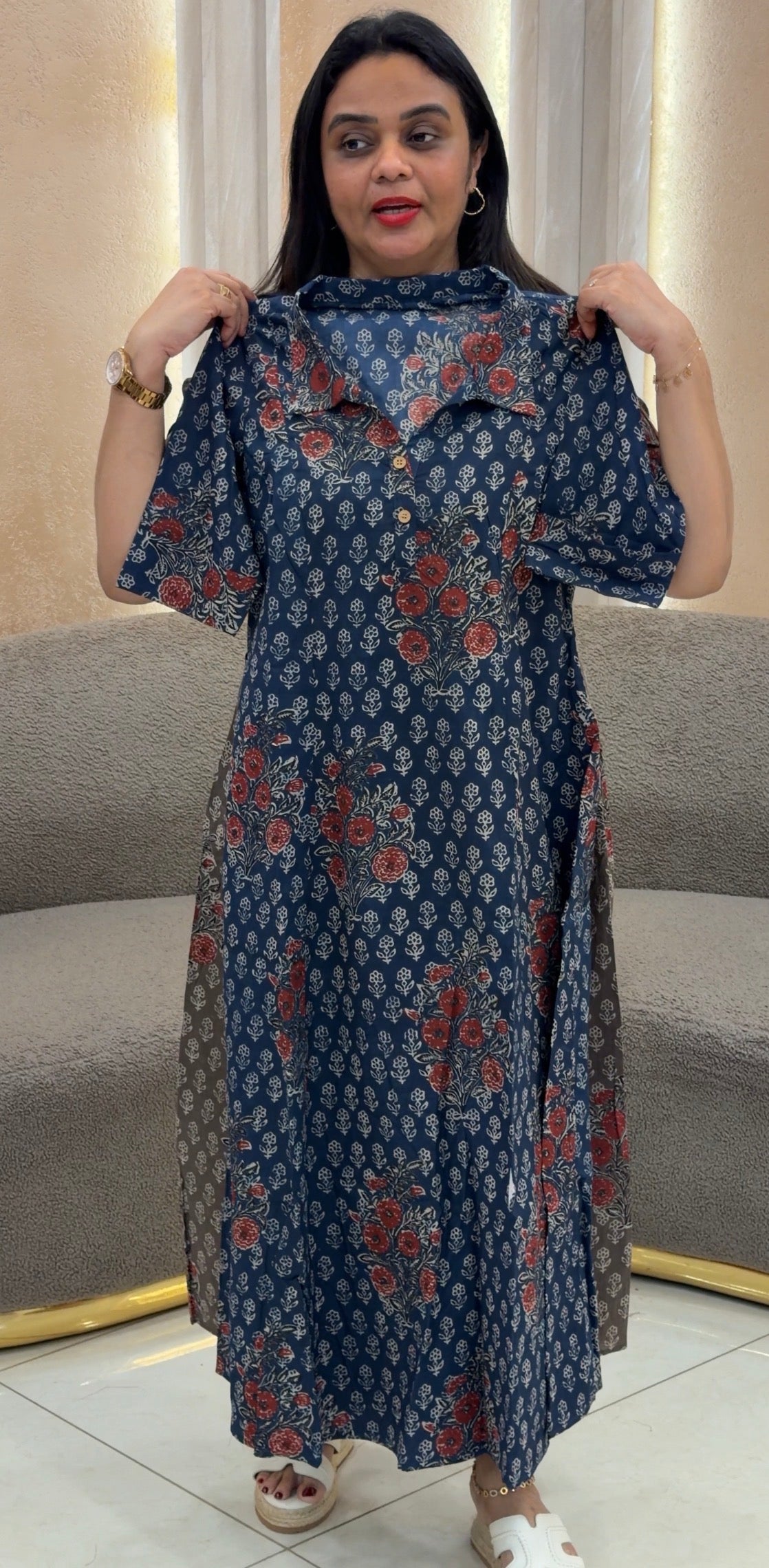 IHA'S IN-HOUSE PRINTED TOPS - IHA 33218
