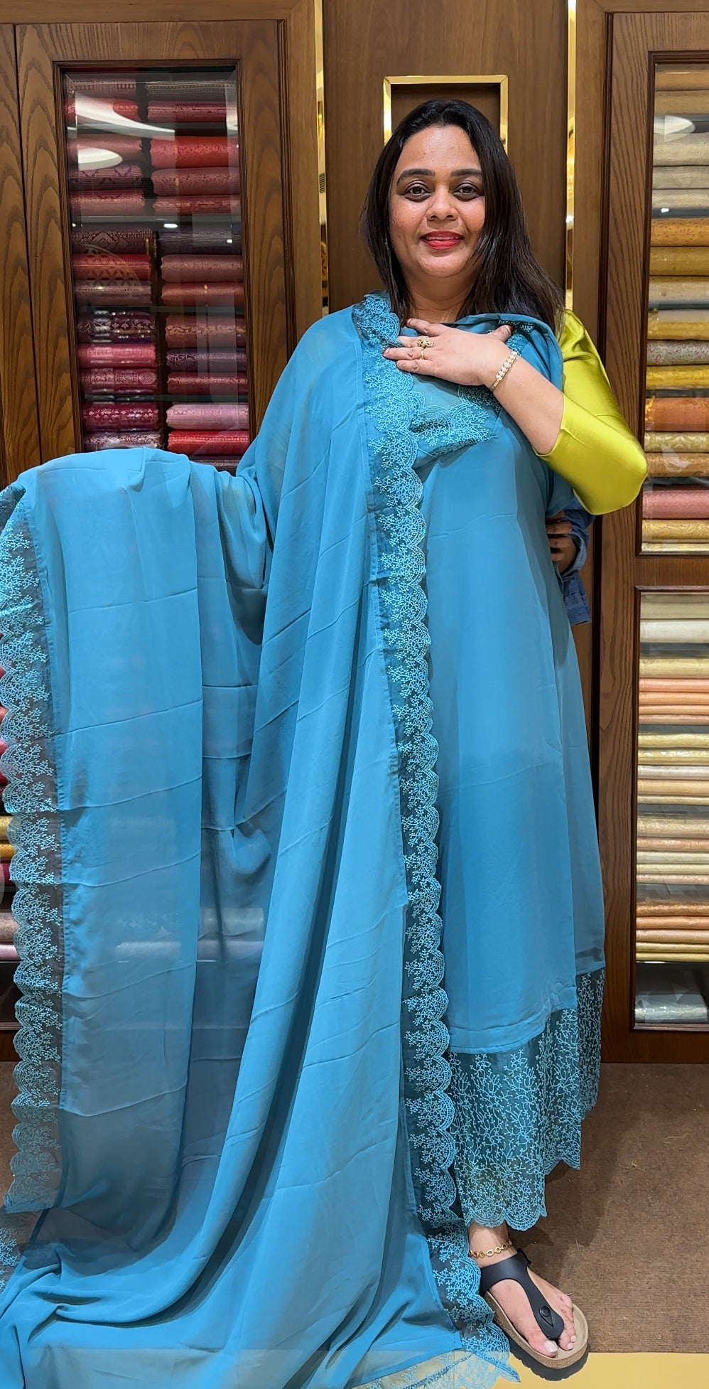 BUDGET BUY UNSTITCHED SALWAR SUITS - IHA 23470
