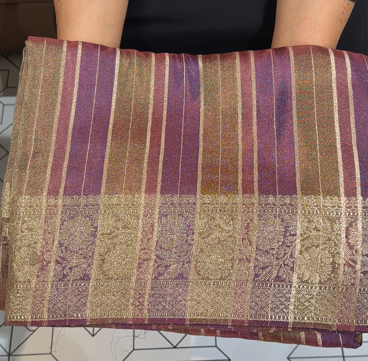DESIGNER TISSUE SAREES - IHA 24005