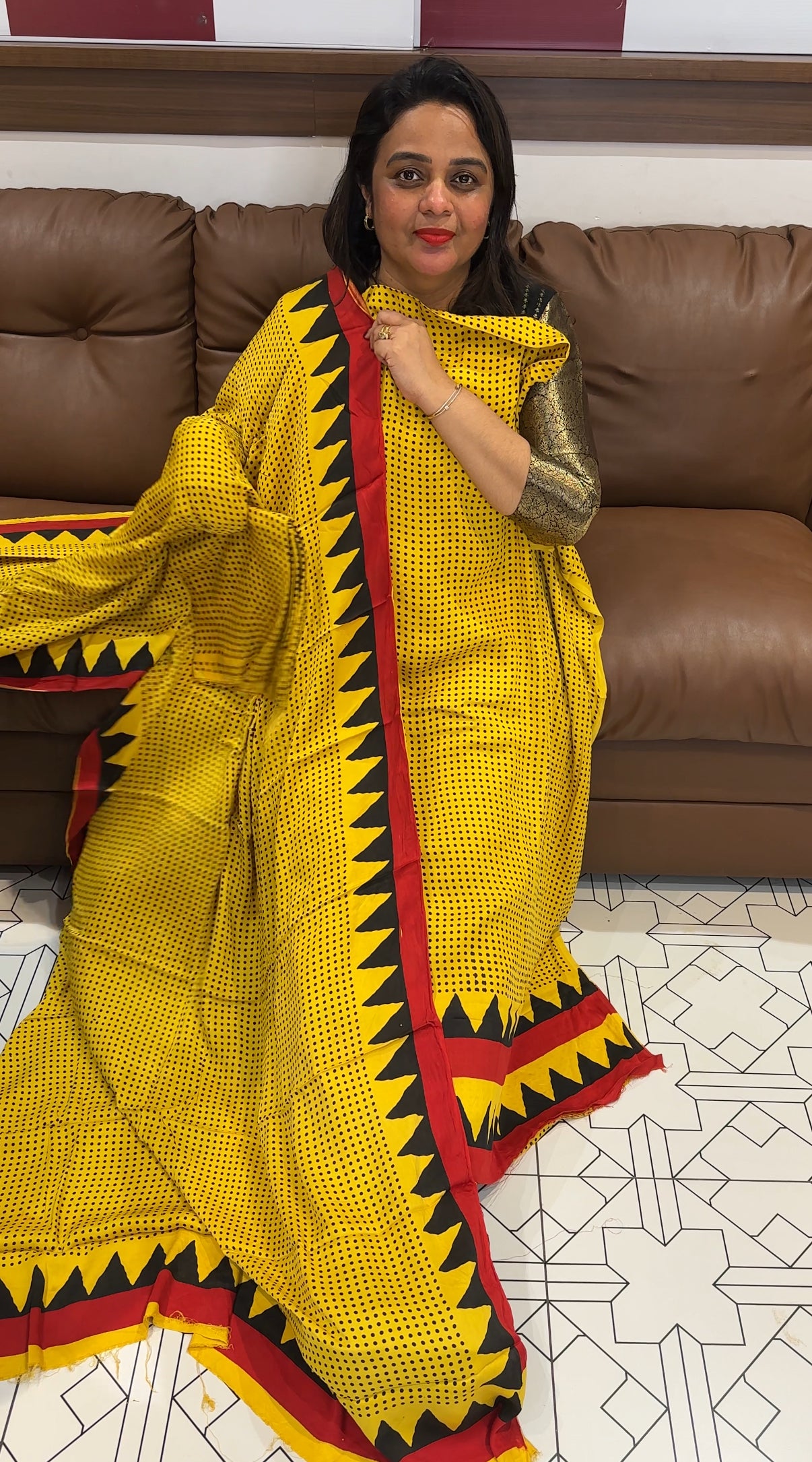 SEMI MODAL UNSTITCHED SALWAR SUITS - IHA 25490