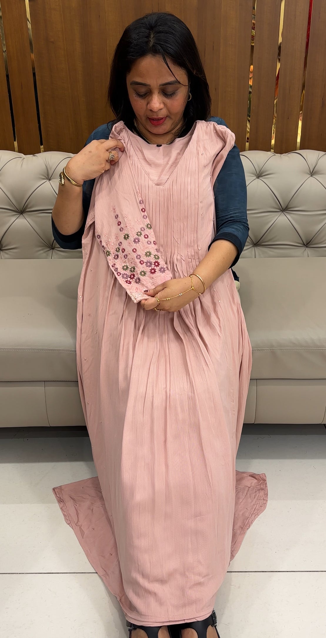CRUSHED RAYON TOPS - IHA 25936