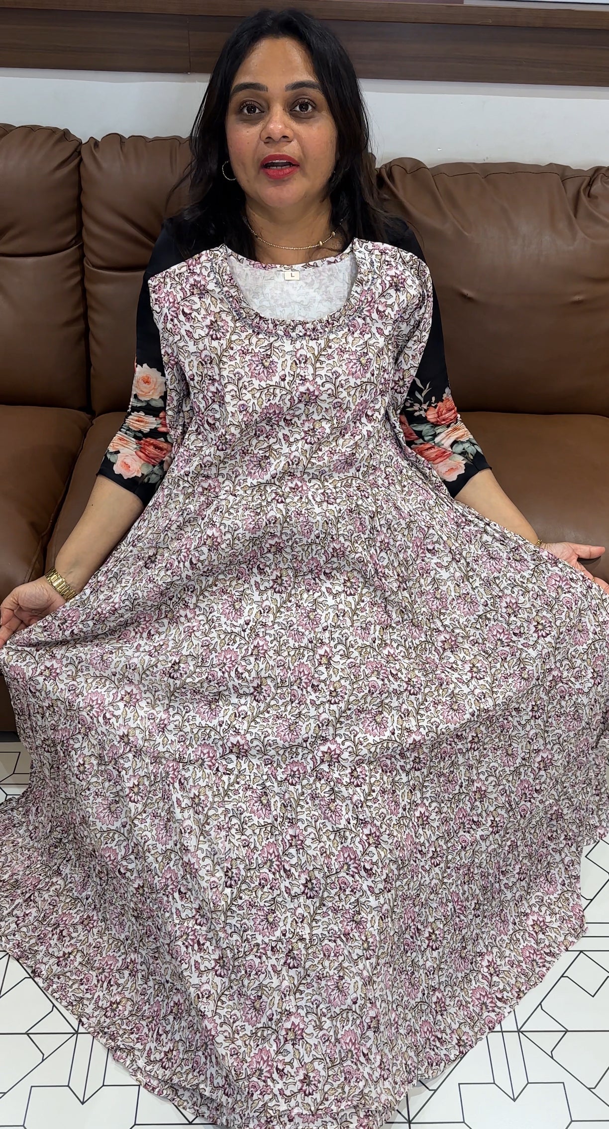 PRINTED COTTON TOPS - IHA 26679