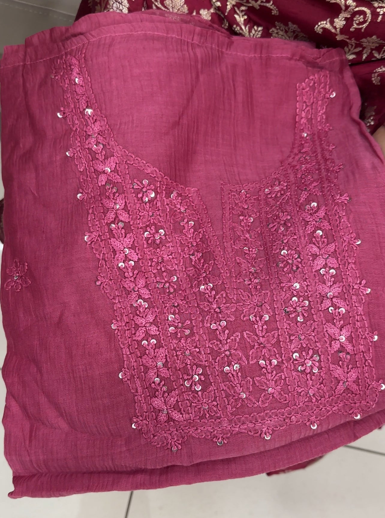 MALAI CHANDER UNSTITCHED SALWAR SUITS - IHA 27609