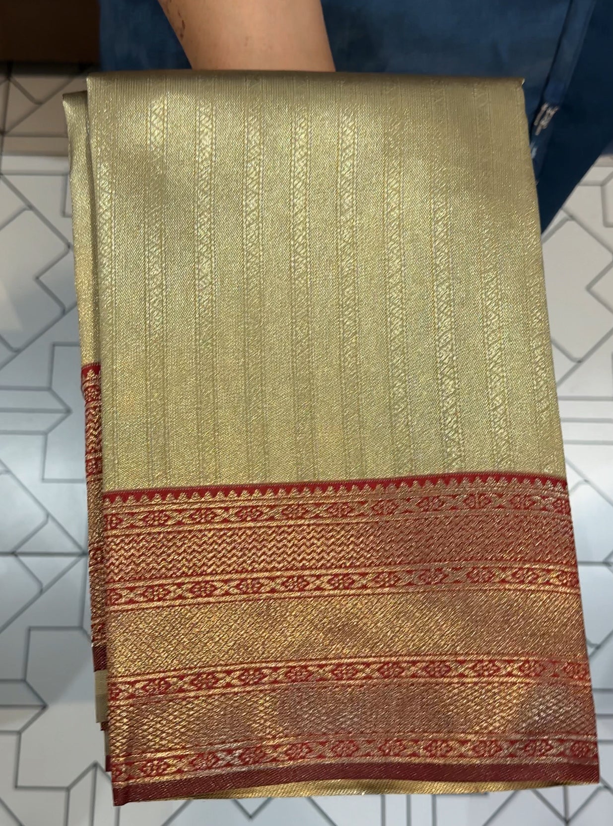 SEMI BROCADE SILK SAREES - IHA 23987