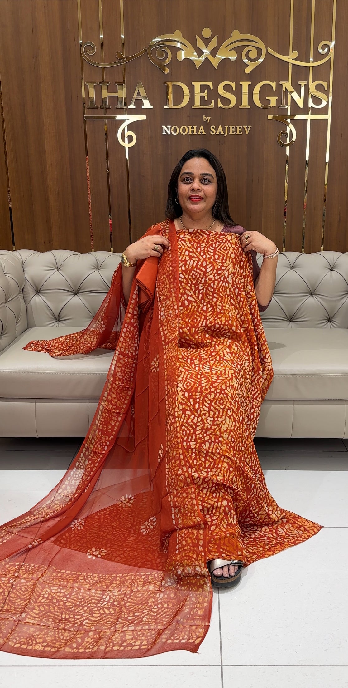 BATIK PRINTED UNSTITCHED SALWAR SUITS - IHA 23216