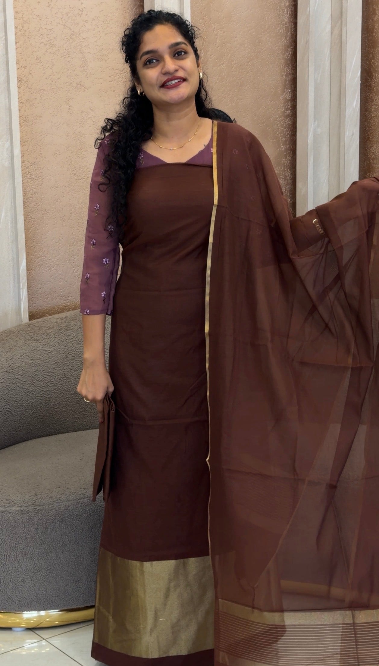 MUL CHANDERI UNSTITCHED SALWAR SUITS - IHA 33292