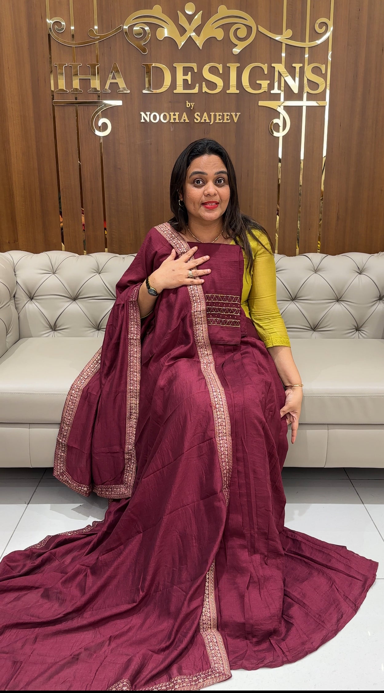 SEMI STITCHED DHAVANI SETS - IHA 24044