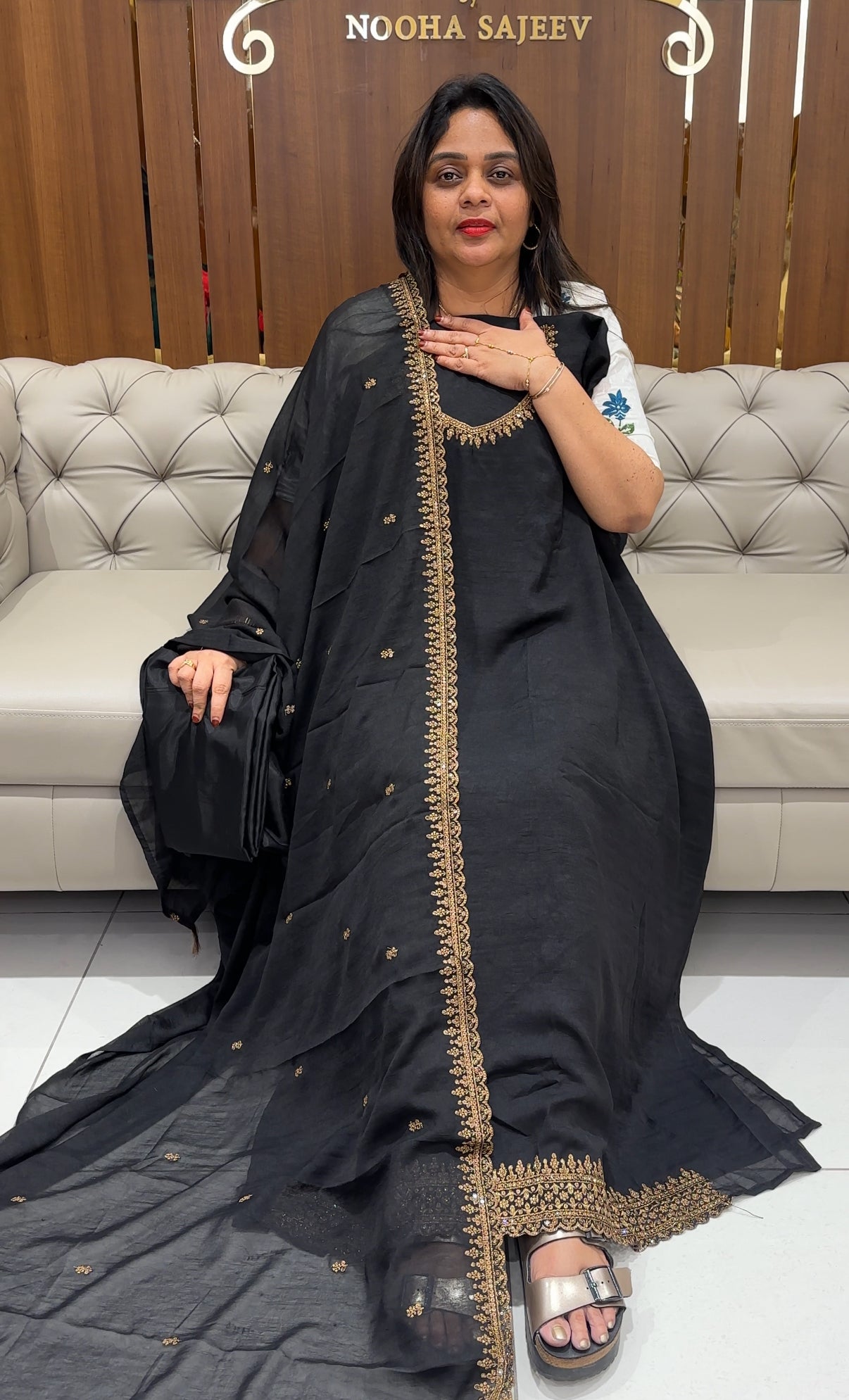 SEMI SILK UNSTITCHED SALWAR SUITS - IHA 32797