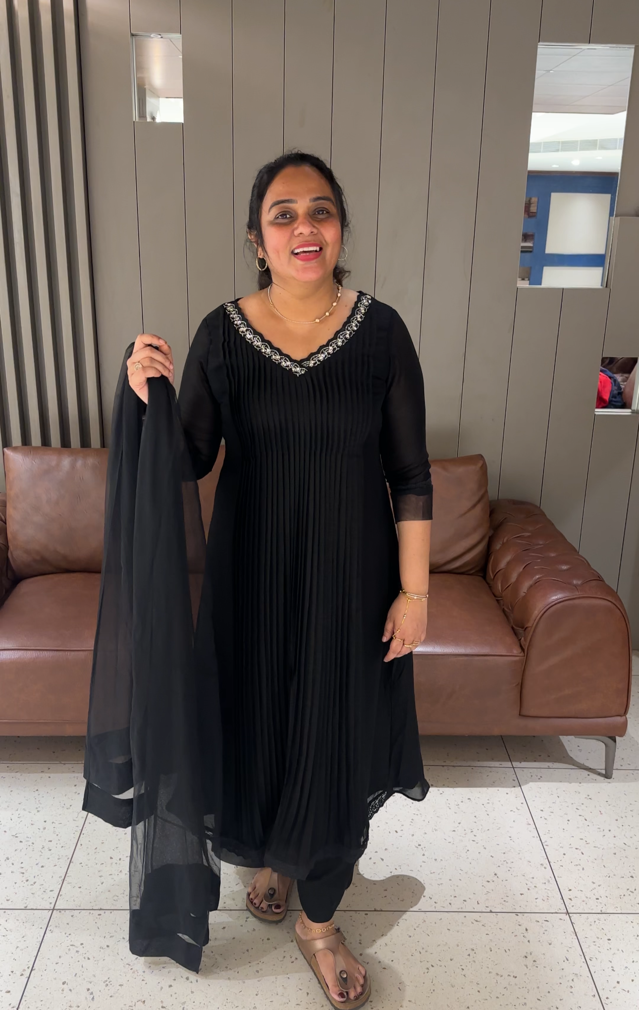 IHA'S IN-HOUSE HAND WORKED TOP AND DUPATTA - IHA 26512