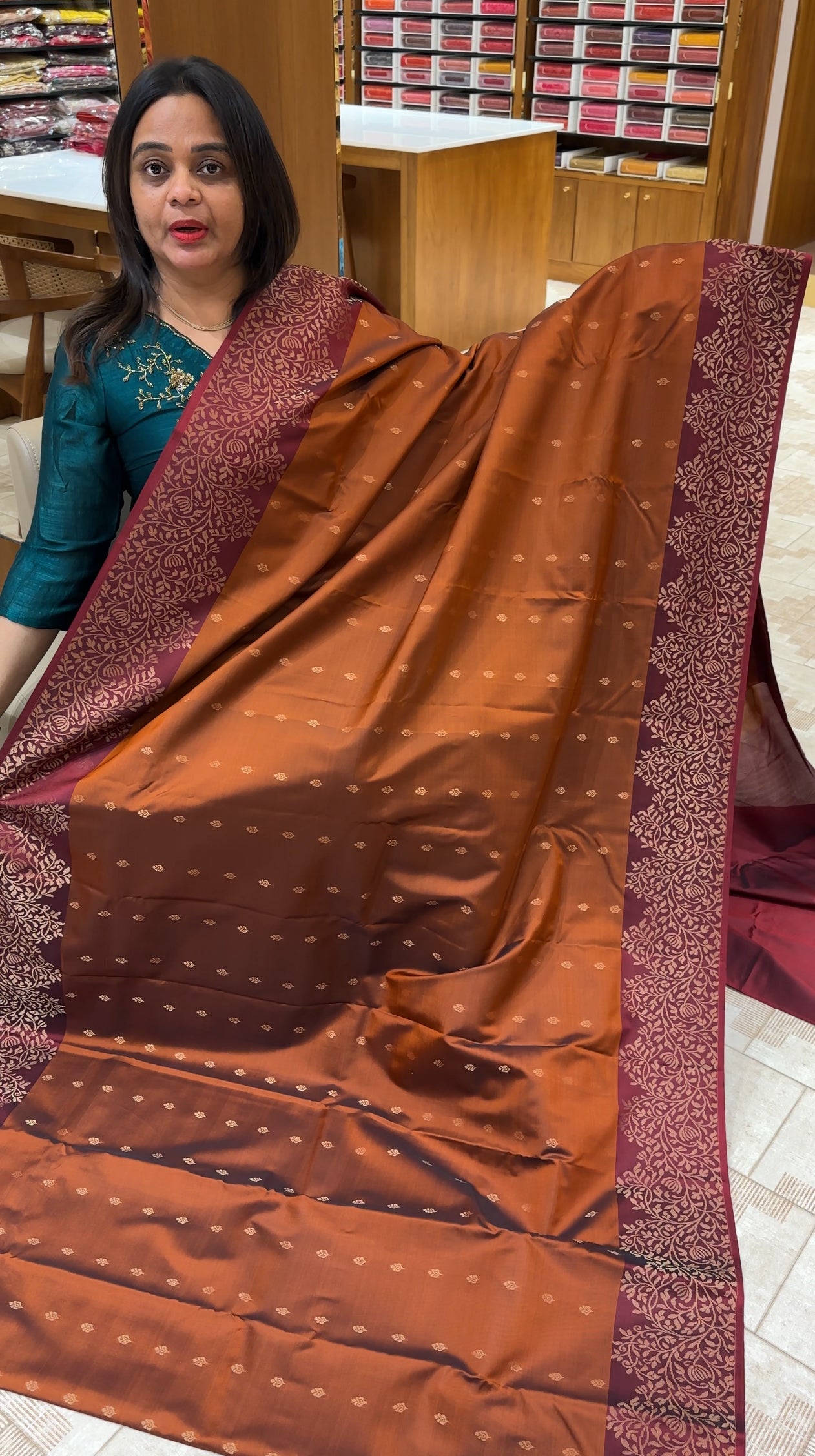 DESIGNER KANCHIPURAM SILK SAREES - IHA 26104