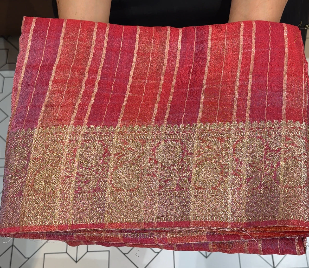 DESIGNER TISSUE SAREES - IHA 24005