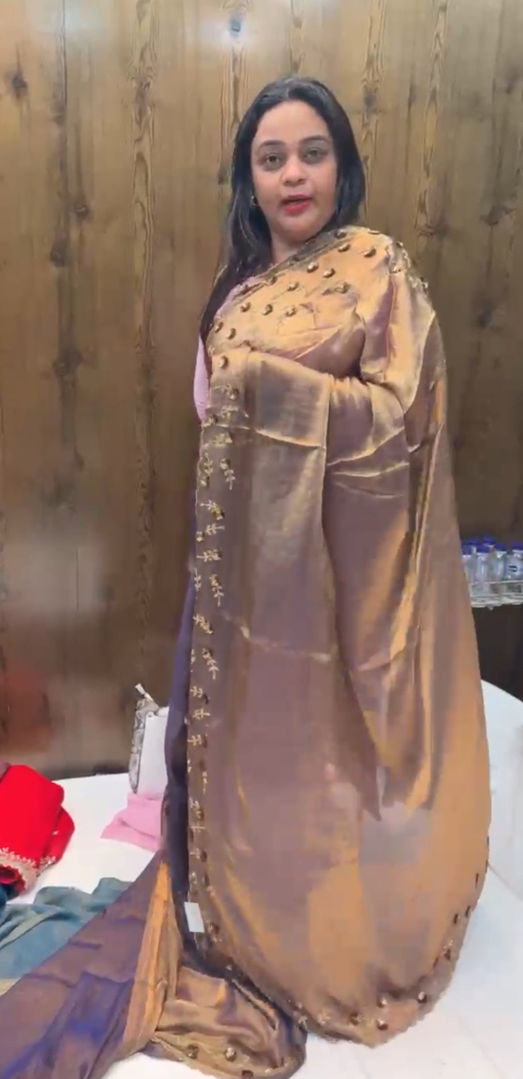 ORGANZA SAREES- IHA 22648