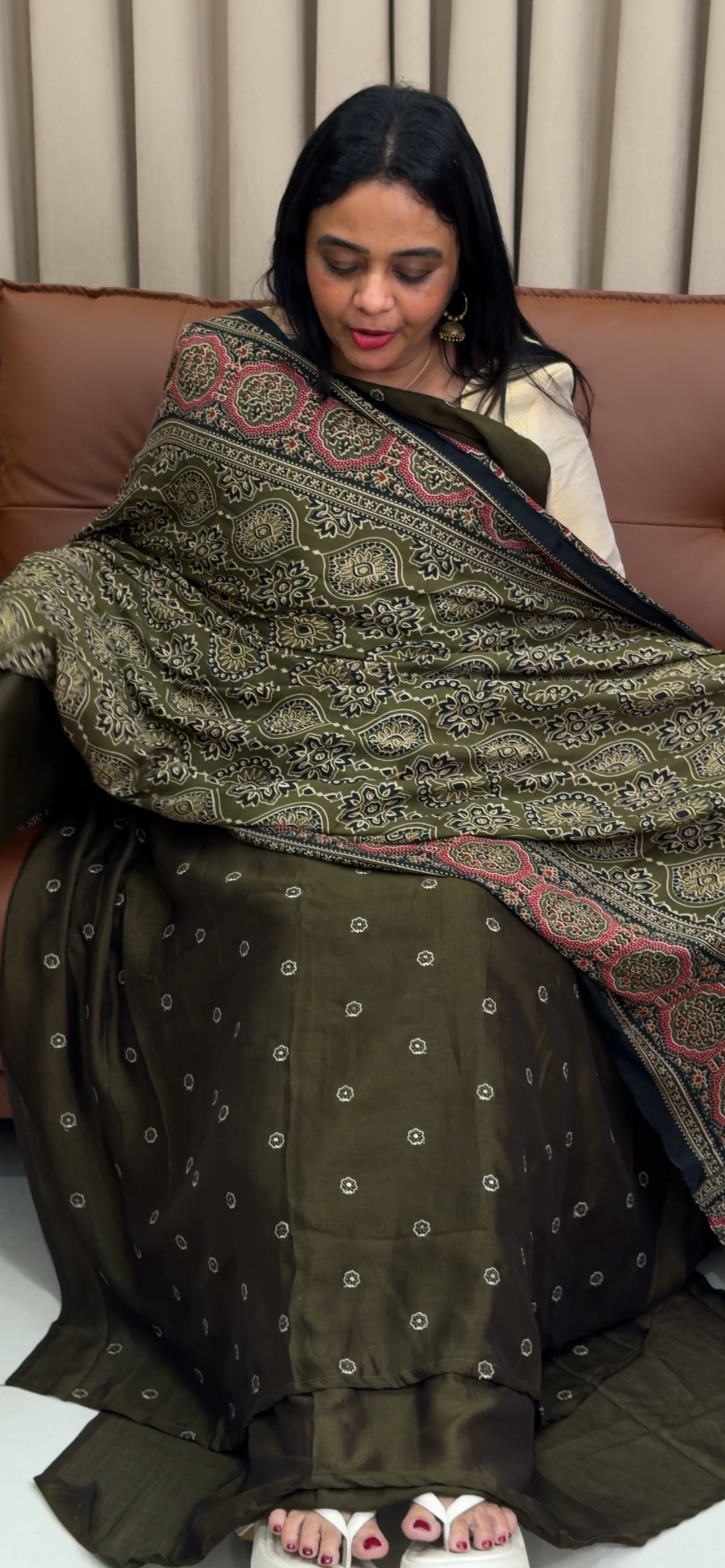 SEMI RAW SILK UNSTITCHED SALWAR SUITS - IHA 33860