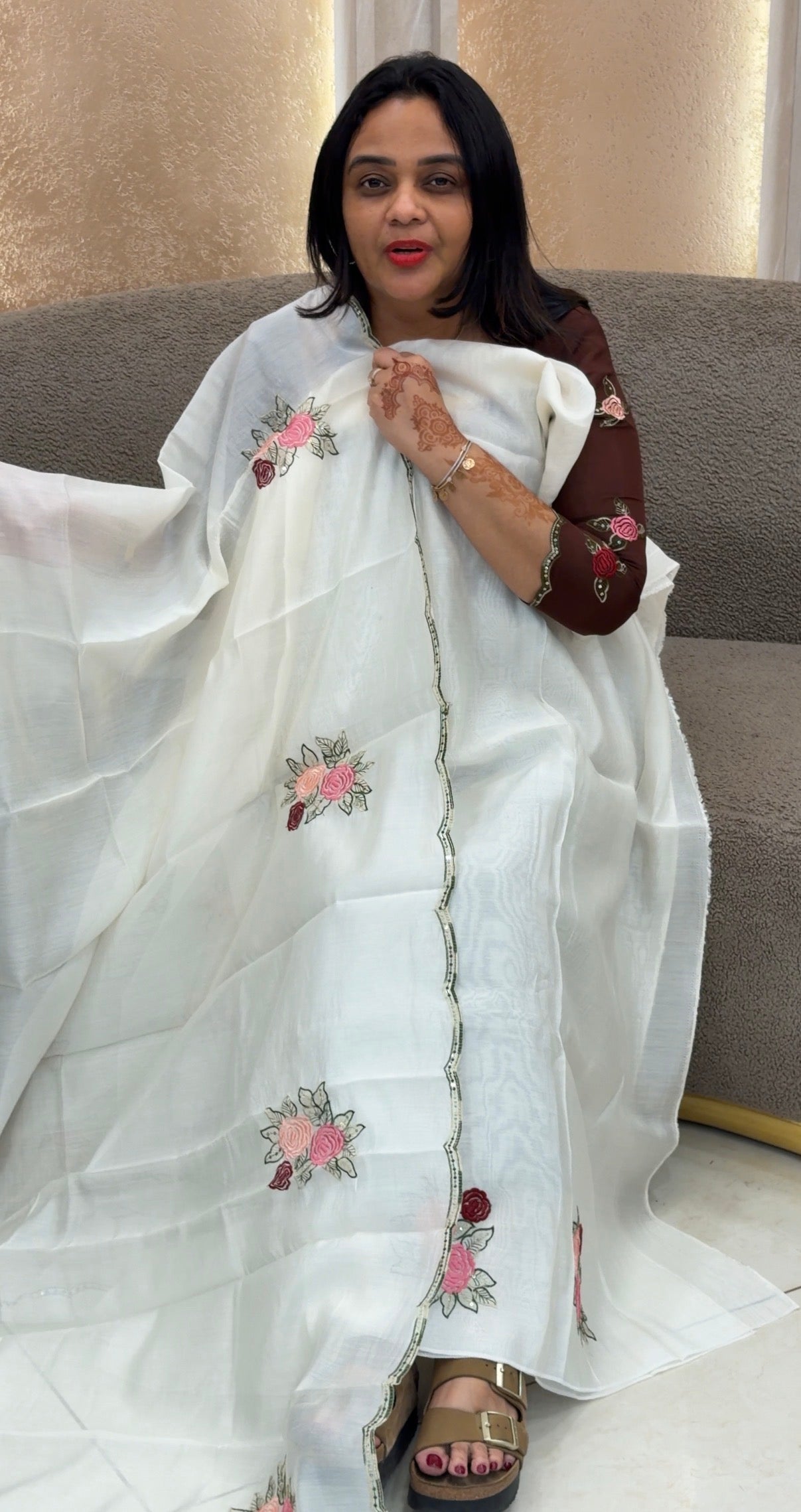 FORWARD MUL CHANDERI UNSTITCHED SALWAR SUITS - IHA 32943