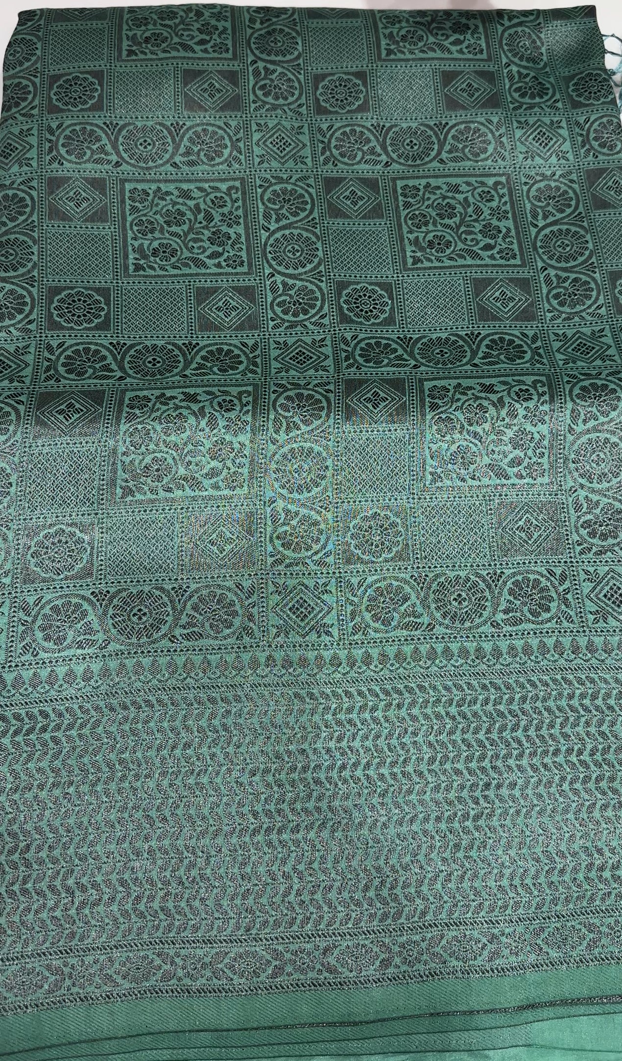 SEMI BANARASI SAREES - IHA 27866