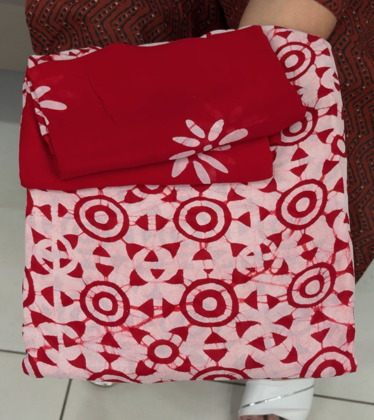 BATIK PRINTED UNSTITCHED SALWAR SUITS - IHA 29079