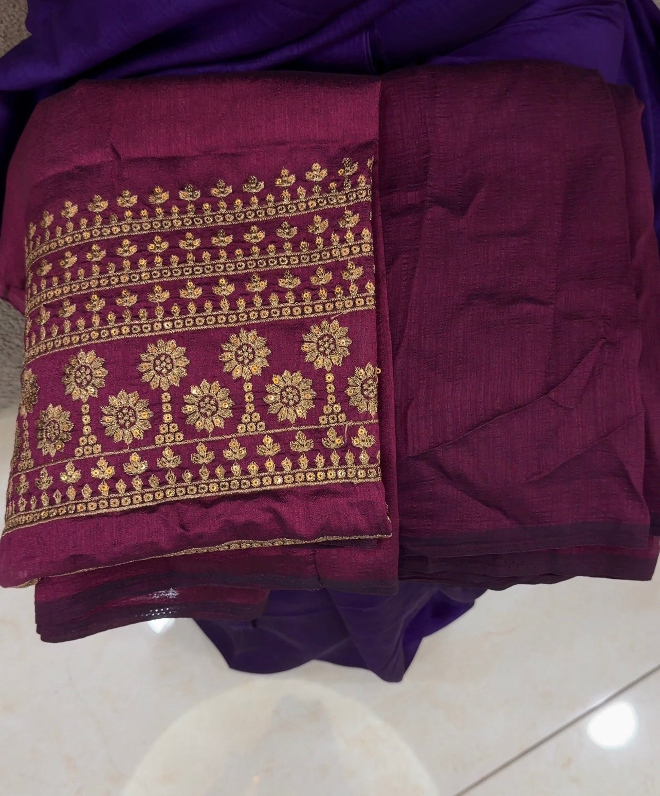 IHA'S IN- HOUSE READY TO WEAR SEMI RAW SILK SAREES - IHA 33020