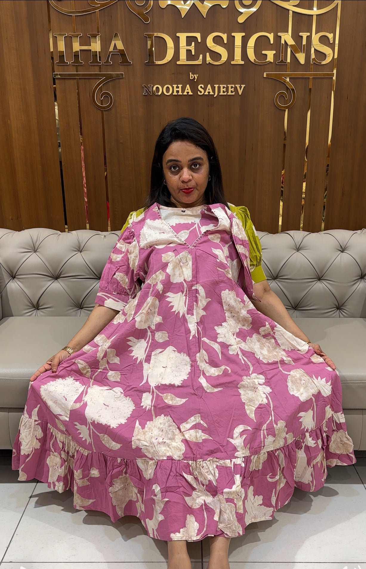 PRINTED COTTON FROCKS - IHA 25183