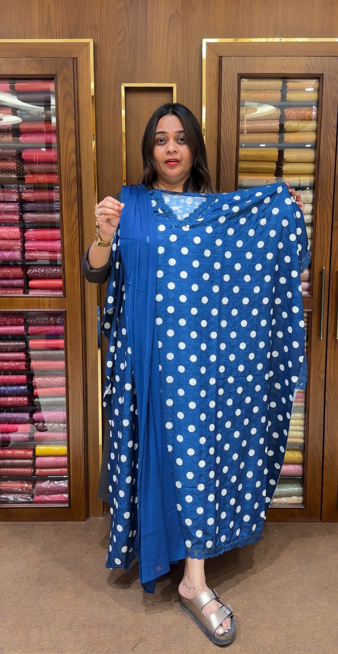 COTTON HAKOBA UNSTITCHED SALWAR SUITS - IHA 23044