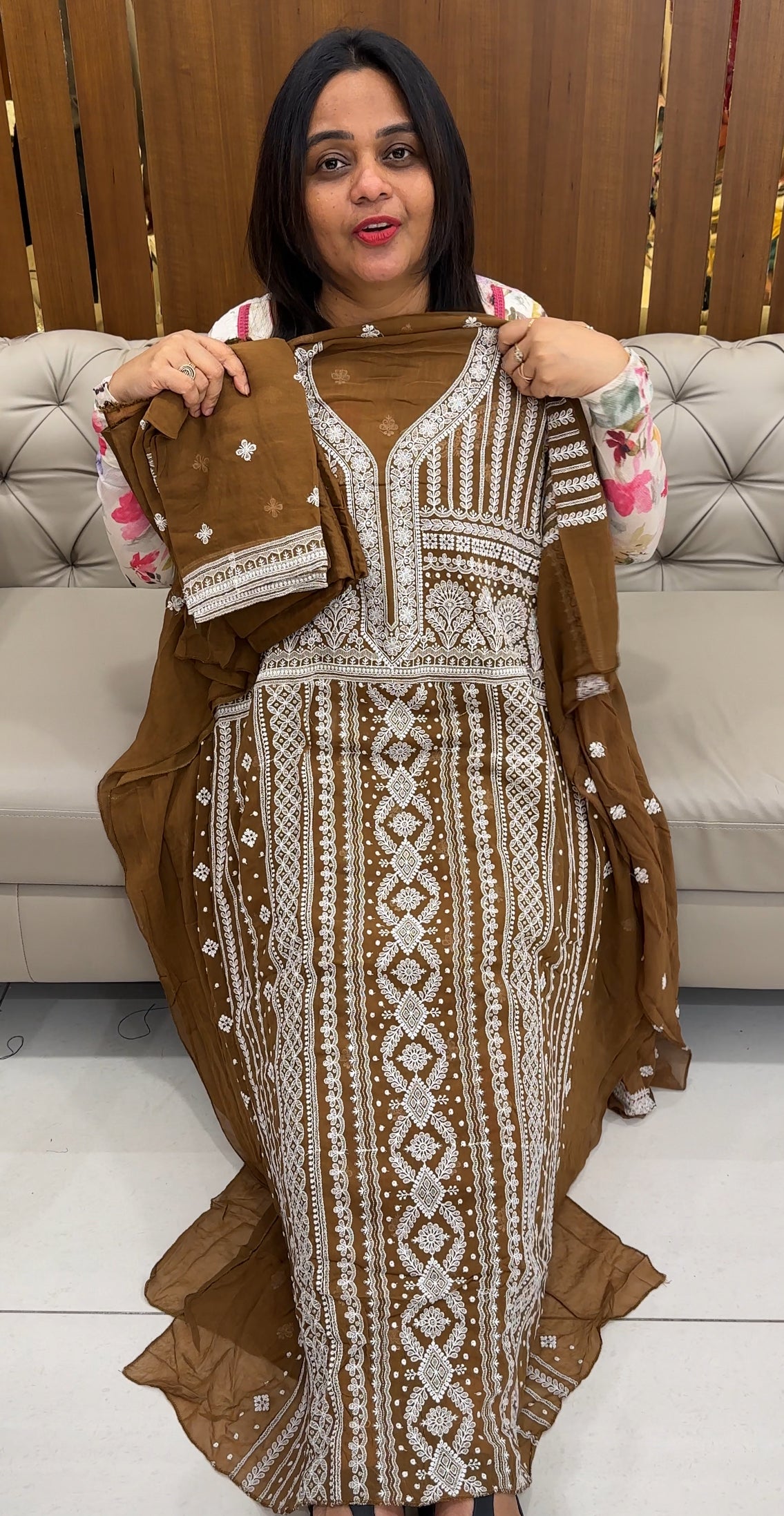 VISCOSE GEORGETTE UNSTITCHED SALWAR SUITS - IHA 26088
