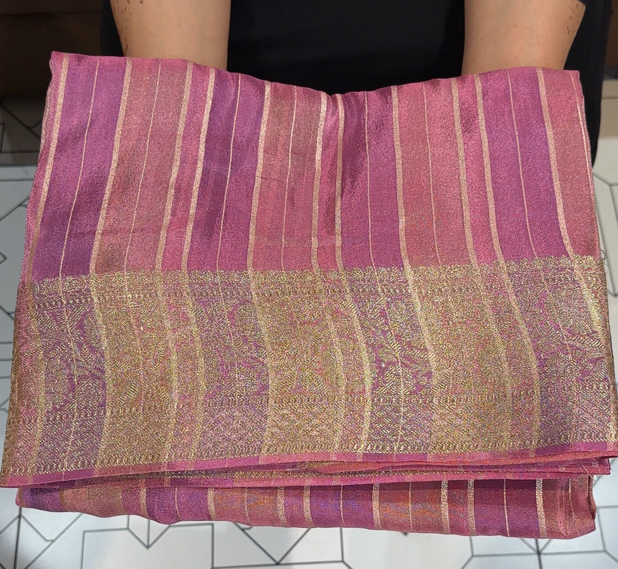 DESIGNER TISSUE SAREES - IHA 24005
