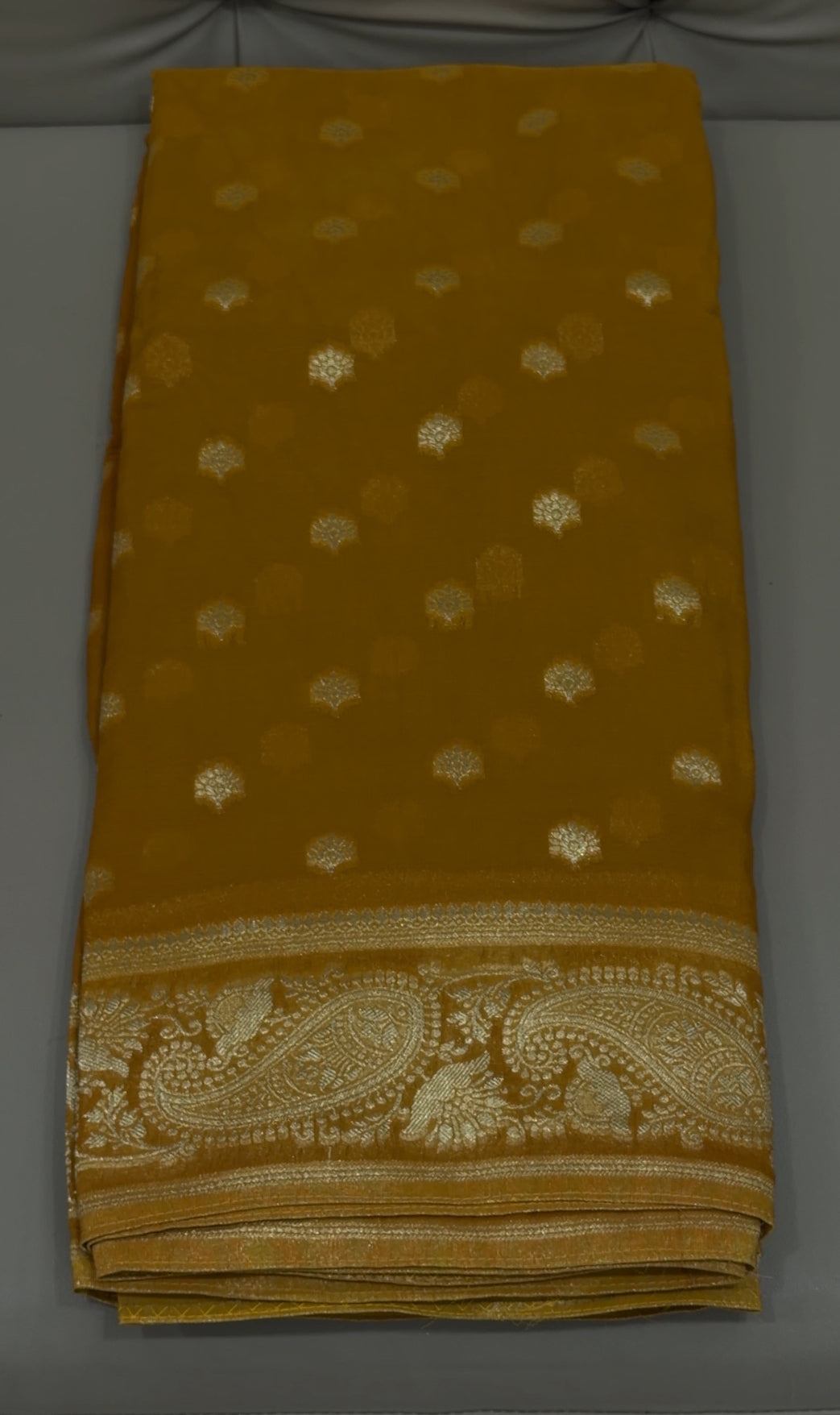 GEORGETTE BANARASI SAREES - IHA 28723