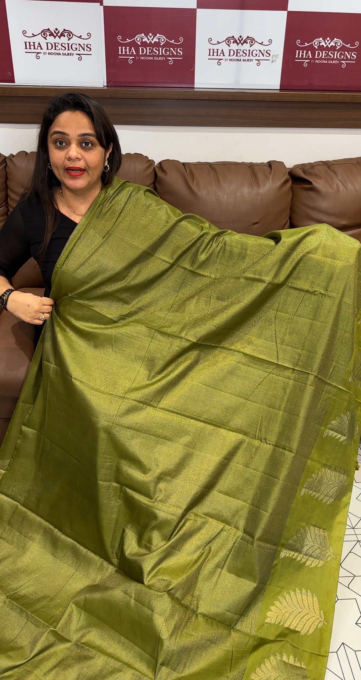 SEMI SILK SAREES - IHA 23926