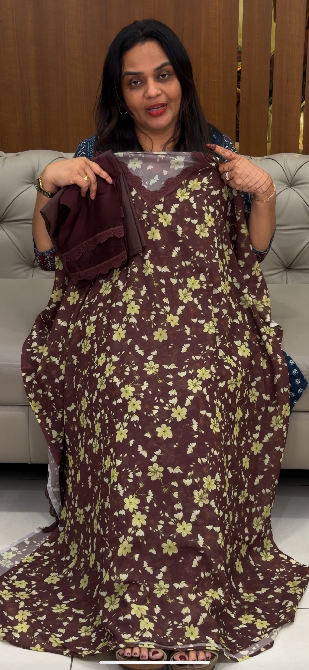 PRINTED GEORGETTE UNSTITCHED SALWAR SUITS - IHA 30500