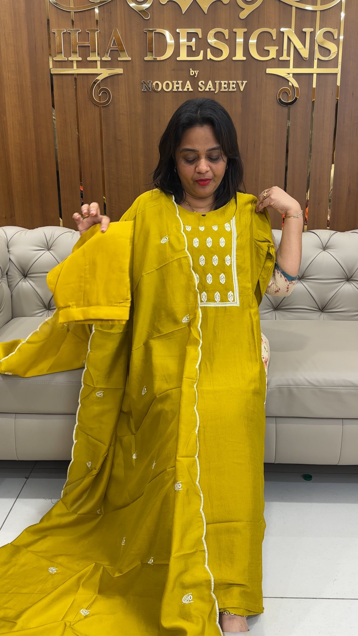 VICHITRA SILK TOP, BOTTOM AND DUPATTA - IHA 25186