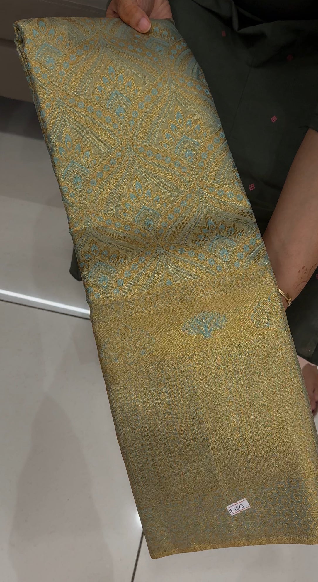 DESIGNER TISSUE KANCHIPURAM SILK SAREES - IHA 27614