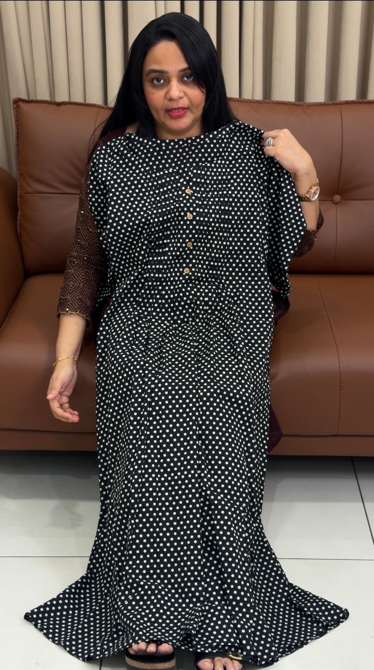 IHA'S IN-HOUSE4 COTTON PRINTED ALINE TOPS - IHA 34786
